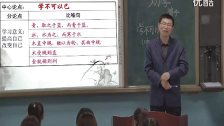 2014年全国一师一优课高中语文必修3《劝学》教学视频(吉林省)