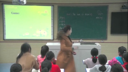 外研版(三起)小学英语六下Module3 Unit 1 The sun is shining河南张艳丽