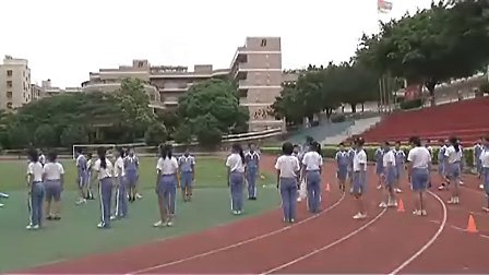 小学六年级体育优质课视频《快乐的小投手、勇敢的小战士》_陈丽云