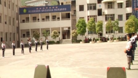 《不同姿势双手向前抛实心球》优质课（科学版四年级体育，罗红林）