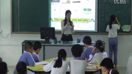 《The Very Hungry Caterpillar》教学实录（绘本阅读英语一年级，罗芳小学：曾英）