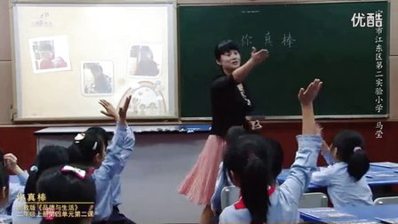 浙教版品德与生活二上《你真棒(第二课时)》教学视频,2014年优质课
