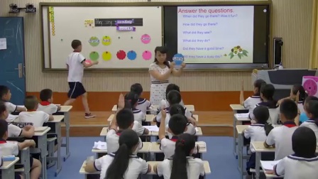 外研版(三起)小学英语四下Module8 Unit 1 They sang beautifully甘肃翟春玲