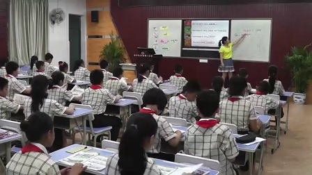 外研版(三起)小学英语四下Module1 Unit 1 She's a nice teacher.广西梁丽丽
