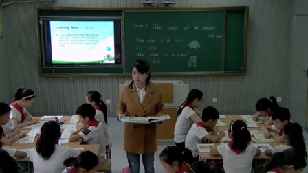 科普版小学英语四下《Lesson 2 What colour are the trousers》河南商雅琦