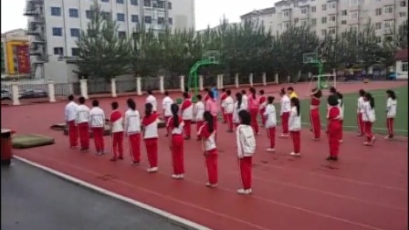 《蹲踞式跳远》优质课（科学版六年级体育，营口市县级优课）