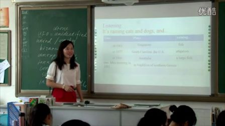 《It's raining cats dogs,and flogs!》教学课例（高二英语，深圳外国语学校：邓小全）