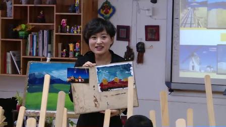 浙美版美术六上《色彩风景》课堂教学视频实录-吴静波