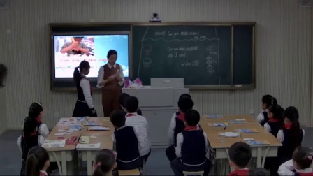 小学英语科普版三下《Lesson 7 Can you make cakes》河南李文静