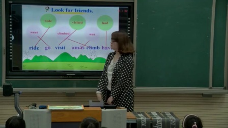 外研版(三起)小学英语五下Module6 Unit 2 She visited the Tianchi Lake.河南 张丹