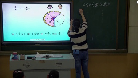 小学数学人教版五下《第6单元 同分母分数加、减法》江西漆凌华