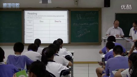 深圳2015优质课《Unit 3 Chapter 2 Netiquette -Internet Dos And Don‘ts》外研版高二英语，深圳外国语学校：姚新军