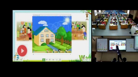 外研版(三起)小学英语六下Module5 Unit 1 He is playing the suona, but the phone rings.广西姚瑶