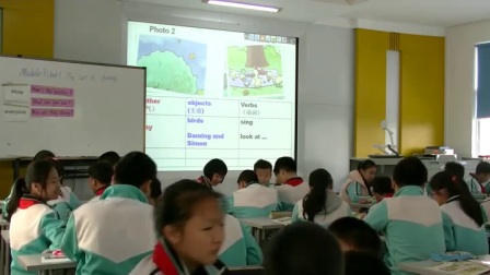 外研版(三起)小学英语六下Module3  Unit 1 The sun is shining.广西周馨