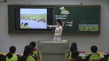 人教PEP版小学英语四下《Unit 4 At the farm》江西刘雯