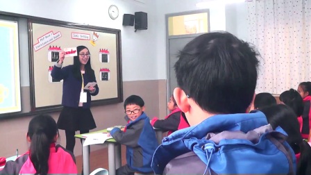 人教版英语三上第六单元《Letter sand sounds》课堂教学视频实录-施宵宵