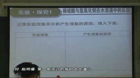 陕西省示范优质课《电解质溶液2-1》高一化学，澄城县澄城中学：耿麦玲