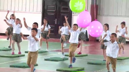 小学体育五年级《单脚起跳触高物》课堂教学视频实录-蒋静巧