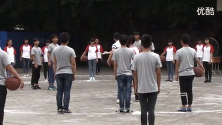 高中体育《原地双手胸前传接球》重庆市,2014学年度部级优课评选入围优质课教学视频
