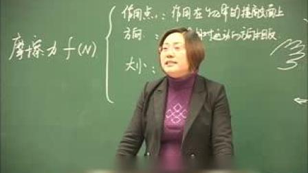人教2011课标版物理 八下-8.3《摩擦力》教学视频实录-李华