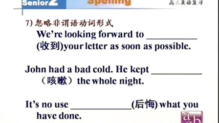 新课程高中名特优教师同步说课与示范--英语 单词拼写 Spelling