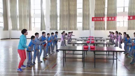小学体育五年级《乒乓球推档技术》课堂教学视频实录-潘珍珍