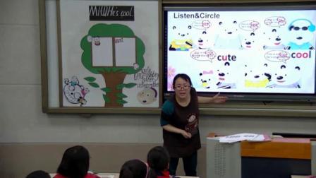 外研版(三起)小学英语四下Module1 Unit 2 He's cool.四川张丽萍