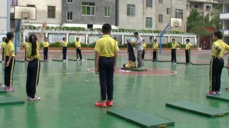 《肩肘倒立》优质课（科学版五年级体育，王国华）