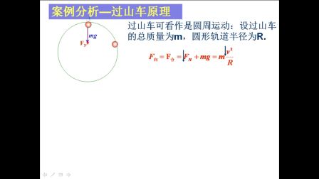 《过山车原理》人教版高一物理-礼泉县实验高中-高燕-陕西省首届微课大赛