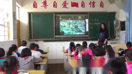 《3 荷花》部编版小学语文三下教学视频-云南楚雄彝族自治州_元谋县-马建丽