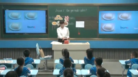 小学英语科普版三下《Lesson 7 Can you make cakes-》河南张西园