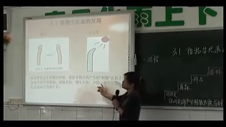 高二生物：植物生长素的发现教学视频