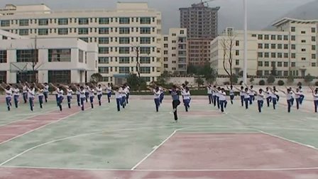 高中体育《武术——五步拳》甘肃省,2014学年度部级优课评选入围优质课教学视频