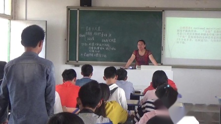 人教2011课标版生物七下-4.2.3《合理营养与食品安全》教学视频实录-孙淑琴
