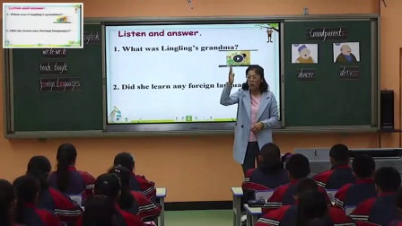 外研版(三起)小学英语五下Module2  Unit 1 She learnt English.宁夏刘梅