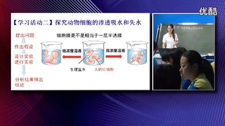 高中生物必修课《物质跨膜运输的实例》河南省,2014年度全国部级优课评选入围优质课教学视频