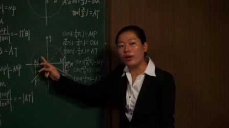 人教A版高中数学必修四1.2.2《任意角的三角函数-二》课堂教学视频实录-俞建英