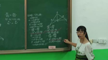 人教2011课标版数学九下-27.2《相似三角形》教学视频实录-龚英