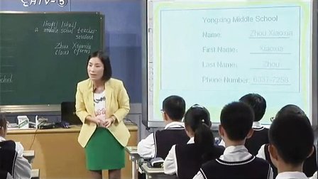 初中英语《Unit 1 My name’s Gina·(Section B 3a~Self Check)》名师公开课教学视频-周晓霞