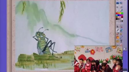 第五届电子白板大赛《蝈蝈和蛐蛐》（大班语言，昆山市红峰幼儿园：朱莉）