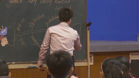 第七届全国小学英语公开课大赛获奖视频-G广东_董剑my daily routine