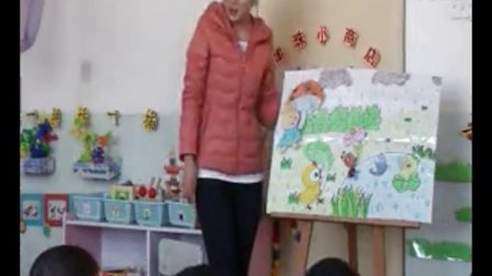 幼儿园小班示范课：语言活动《下春雨了》
