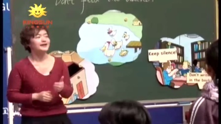 第6届全国小学英语优质课大赛获奖视频《Don’s feed the ducks》青海马海桂